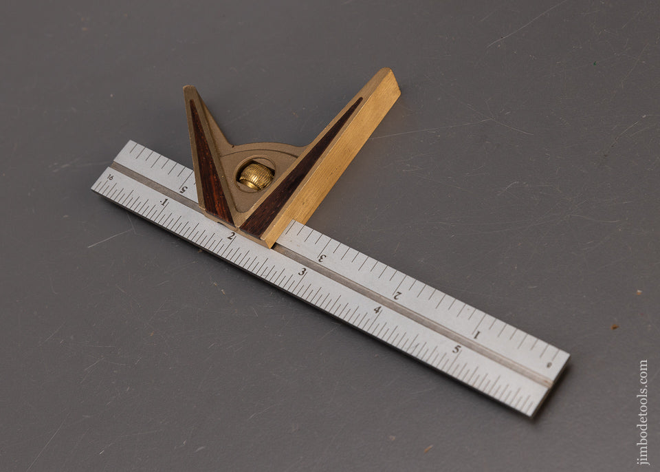 Fine BRIDGE CITY TOOL WORKS No. CS-6 Combination Square 6 Inch Not Factory Personalized - 110005