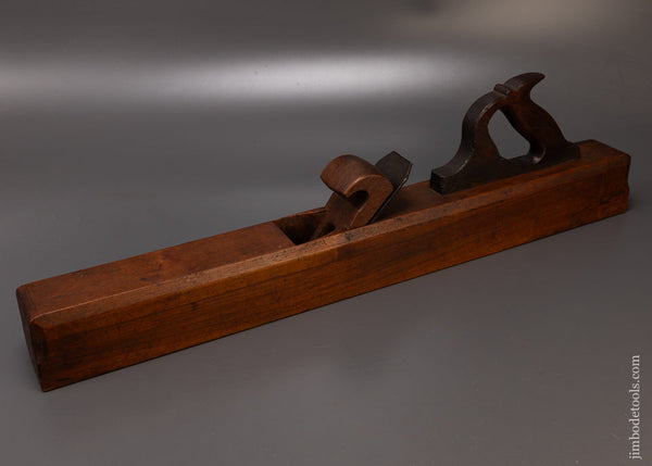 Excellent 18th Century French Cormier Wood 28 Inch Jointer Plane - 110035