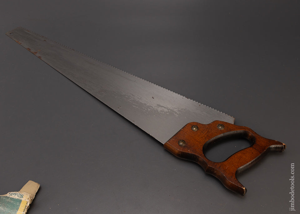 Near Mint New Old Stock SANDVIK Hand Saw - 110048