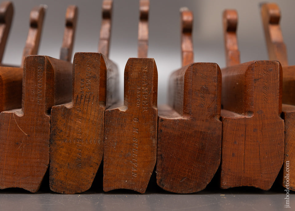 Complete Set of 18 Hollow & Round Planes All by BALTIMORE MAKERS - 110075