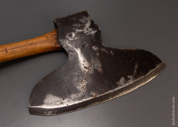 Excellent DUNLOP & MADEIRA Single Bevel Offset Hewing Axe - 110084
