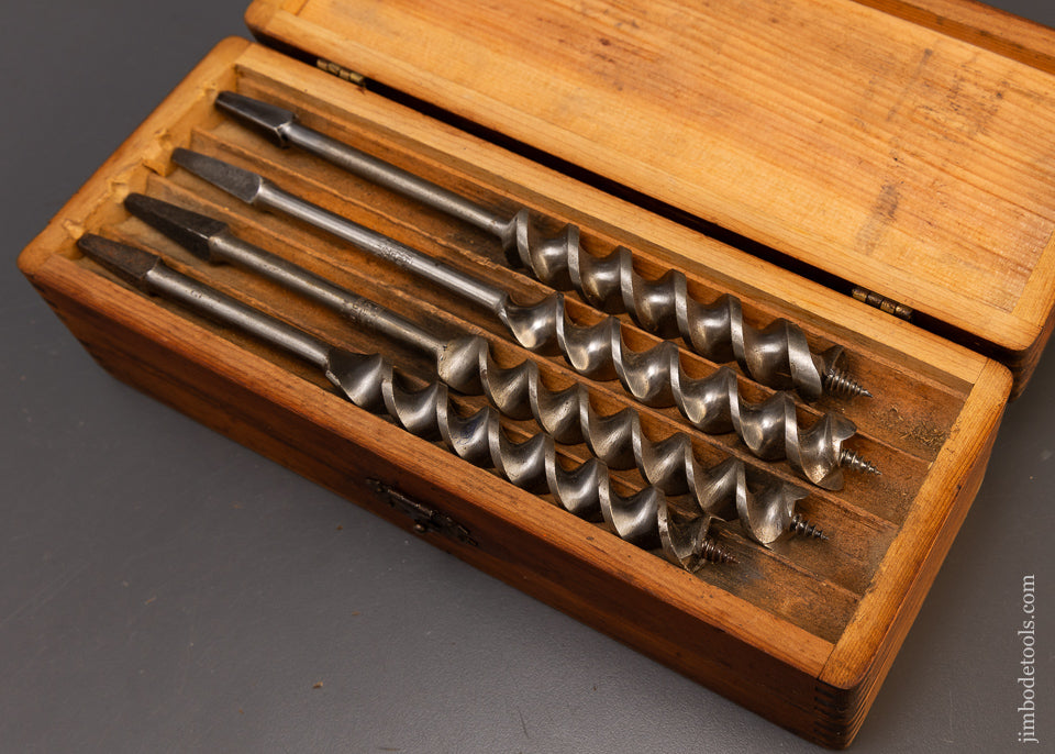 Fast Boring Set of RUSSELL JENNINGS Bits with Coarse Pilot Screws No. 101 - 110122