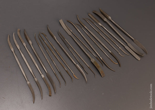 21 Swiss Rifflers by GROBET - 110124