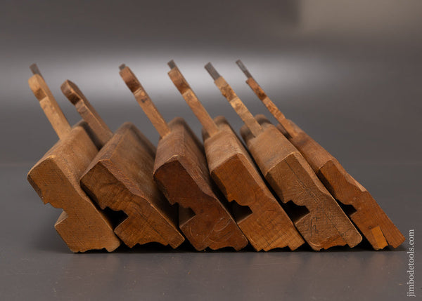 6 Good English Beech Moulding Planes by TOGA - 110167
