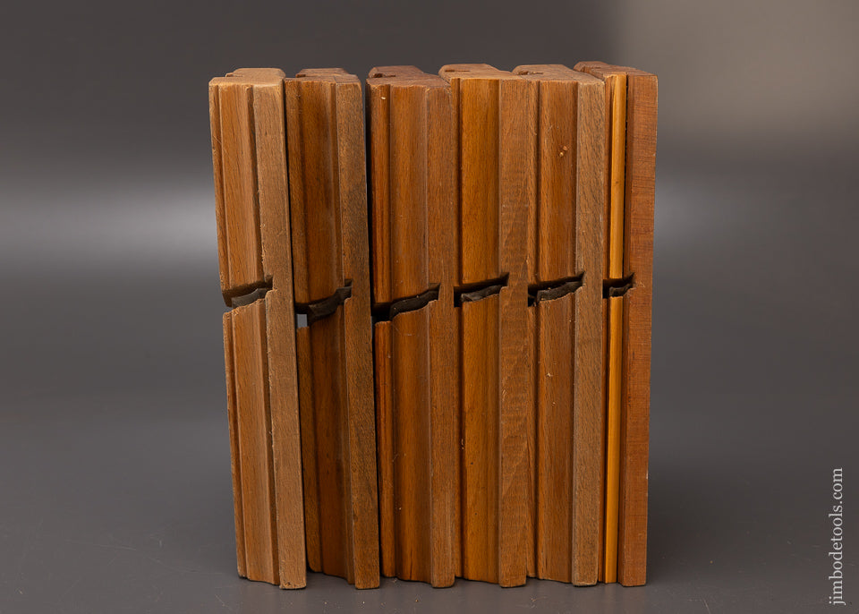 6 Good English Beech Moulding Planes by TOGA - 110167