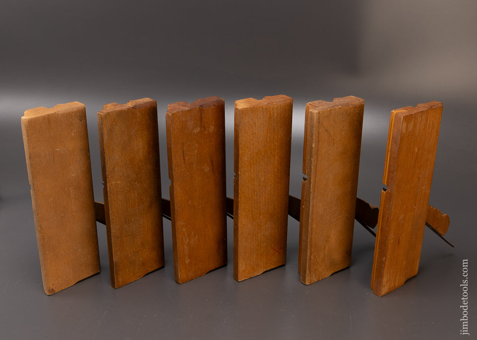 6 Good English Beech Moulding Planes by TOGA - 110167