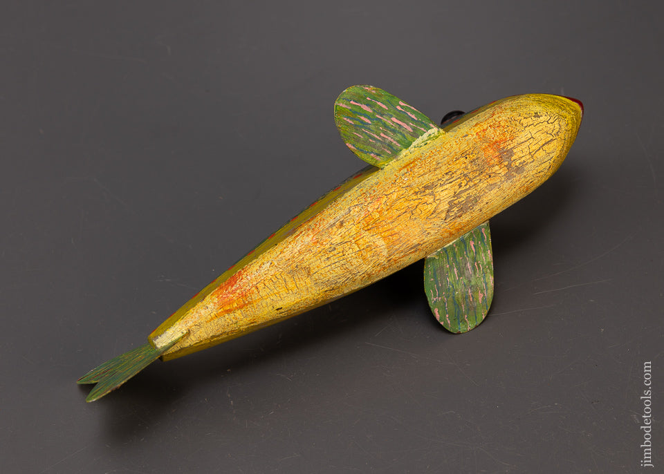 Swimming Trout Fish Decoy by ROBERT LINDNER Clarence, N.Y. - 110181