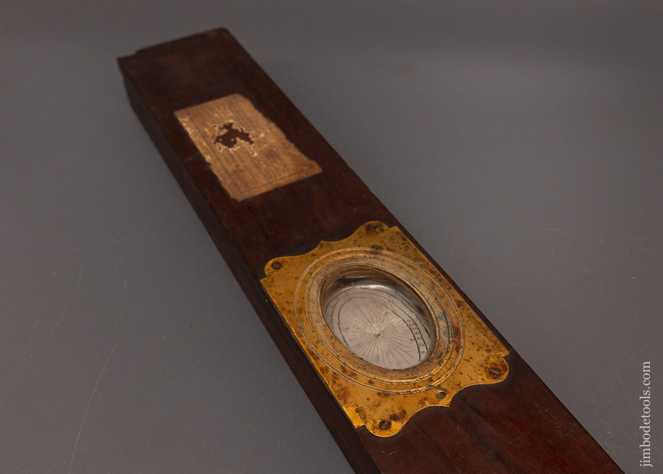 UBER RARE 1859 SCOVILLE’S PATENT Level with Original Label - 110239