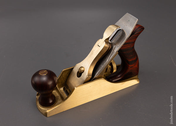 Fine Bronze LIE NIELSEN No. 2 (No. 602) Smooth Plane with Cocobolo Furniture - 110275