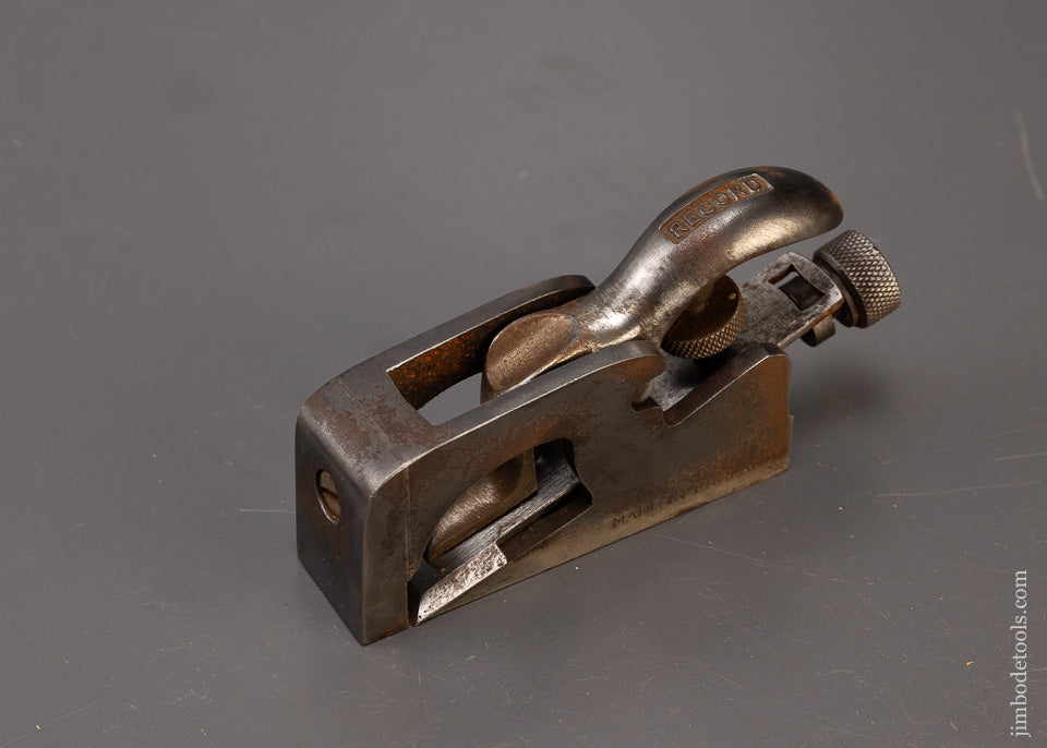 RECORD No. 077A Bullnose Shoulder Plane - 110285 – Jim Bode Tools