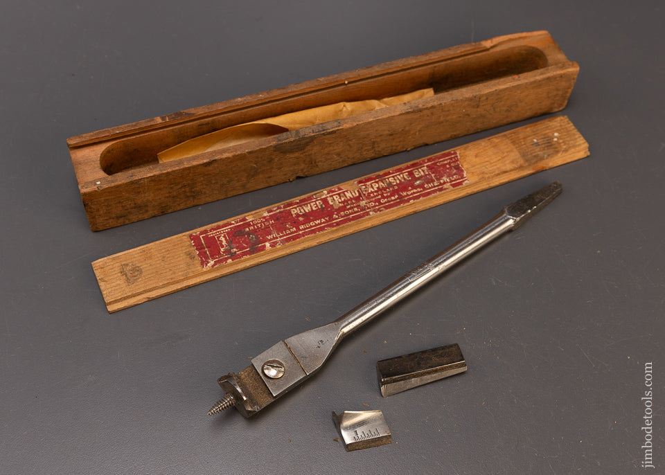 Mint in Box Expansive Bit RIDGEWAY & SONS - 110289