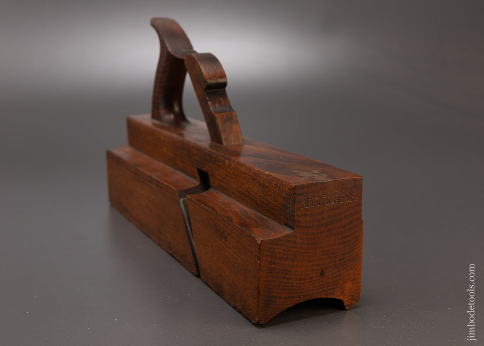 3 Inch Wide Handled Moulding Plane by E.W. CARPENTER LANCASTER - 110290