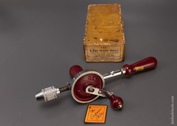 S.703 And Drill STOCKPORT TOOL & STEEL CO. Mint in Box - 110297