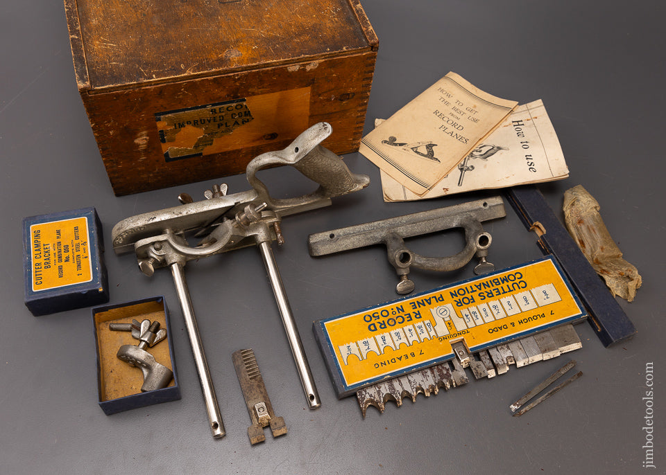 RECORD No. 050 Combination Plane 100% COMPLETE in Original Box - 110305