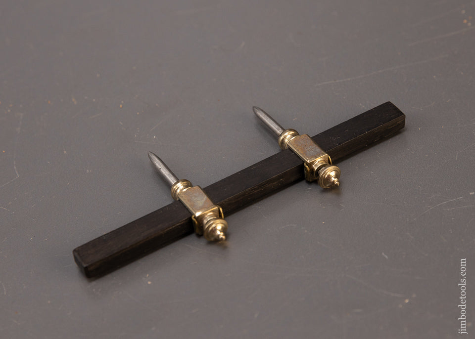 Signed DAVID BROOKSHAW Miniature Trammel Points with Keepers - 110335
