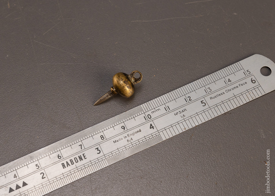 Tiny 1 Inch Brass Plumb Bob - 110337
