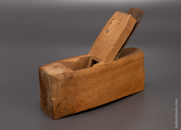 Rare Concave Beech Compass Plane MASTER - 110354