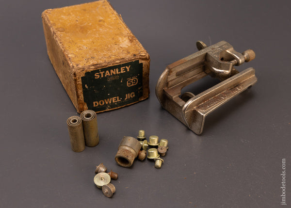 STANLEY No. 59 Doweling Jig 100% Complete in Box - 110361