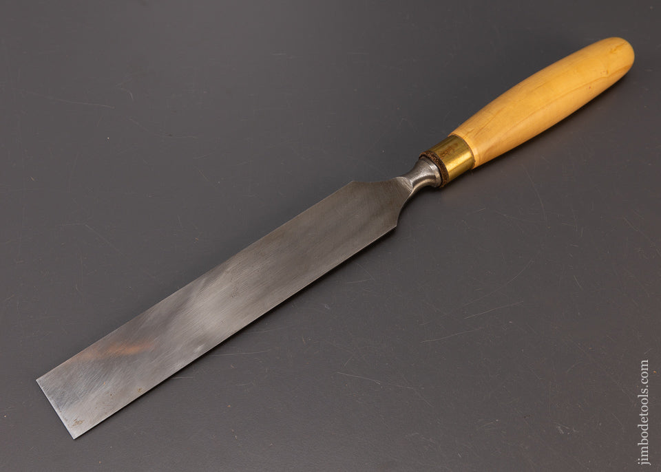 1 1/2 x 15 3/4 Inch SORBY Boxwood Handled Paring Chisel - 110365