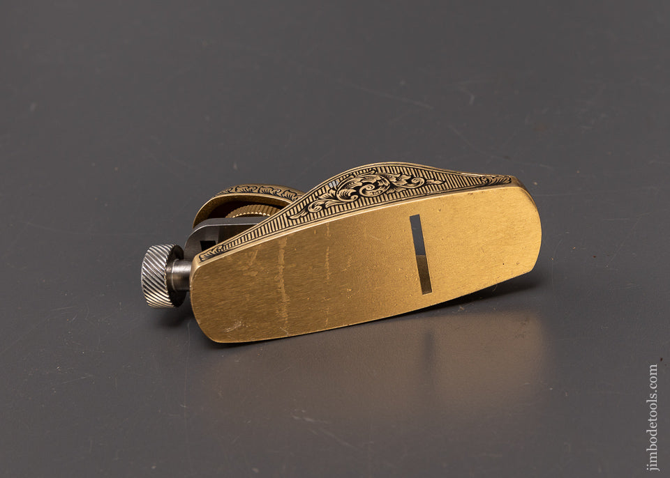 Pretty Adjustable No. 101 Bronze Block Plane Engraved by MIKHAIL DAVYDOV - 110369