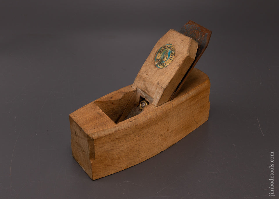 Crisp 7 1/2 Inch SORBY Beech Coffin Smooth Plane - 110373