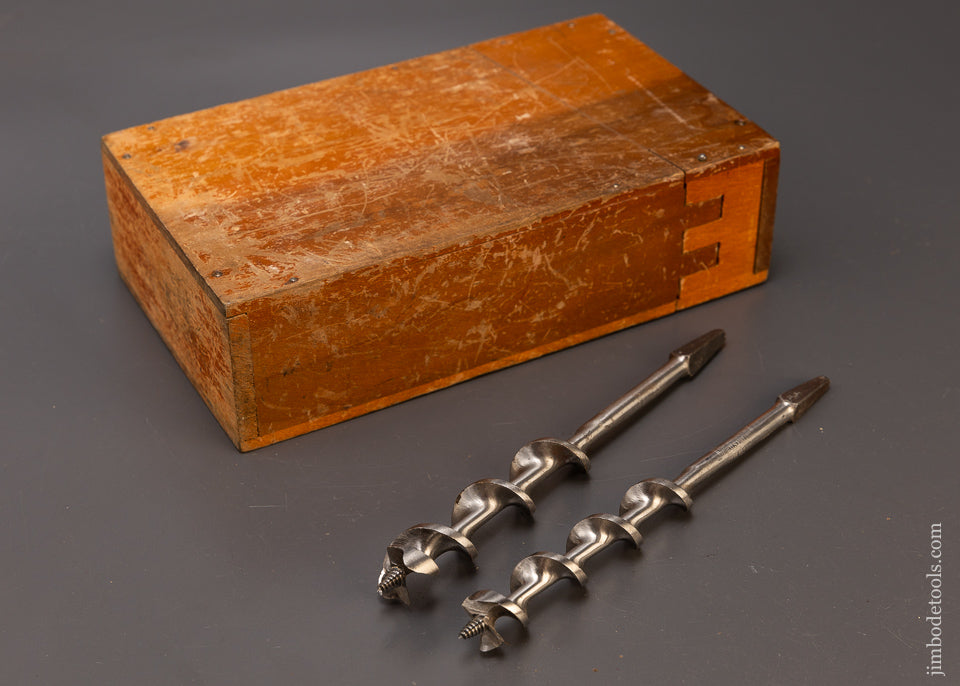 Near Mint Complete Set of 13 IRWIN Bits in Original Push Button Box - 110375