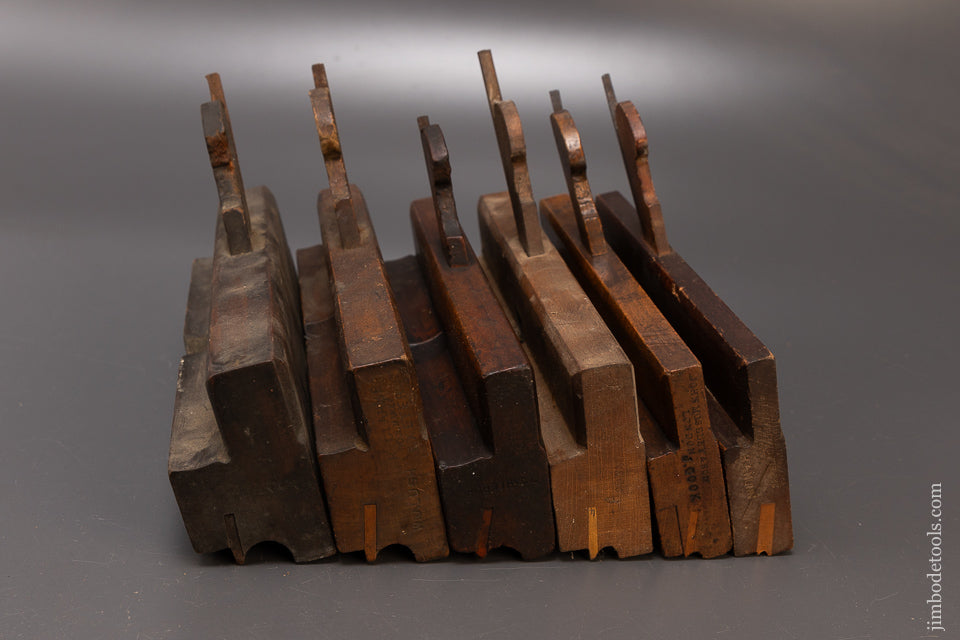 Good Working Set of 6 Side Bead Moulding Planes - 110390