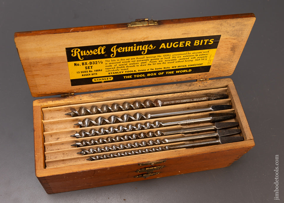 Fine Boxed Set of RUSSELL JENNINGS Bits in Box - 110391