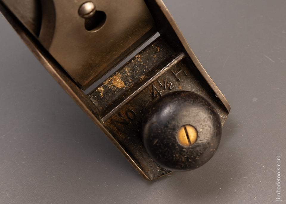 Very Rare STANLEY No. 4 1/2H HEAVY Jumbo Smooth Plane - 110403