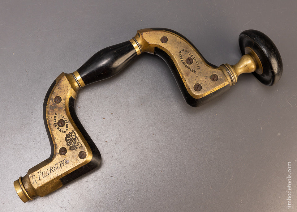 Really Crisp Brass Framed Ebony ULTIMATUM Brace by JOHN WILSON - 110405