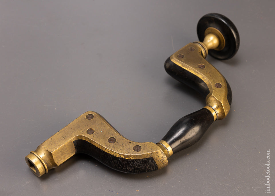 Really Crisp Brass Framed Ebony ULTIMATUM Brace by JOHN WILSON - 110405