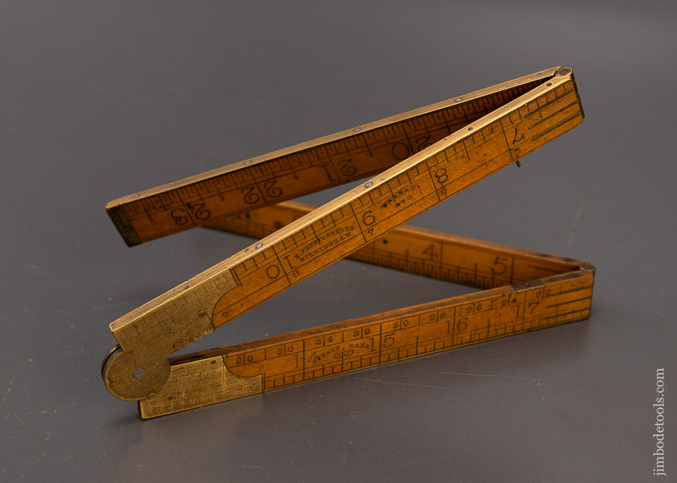 Fine PRESTON 4 Fold Boxwood Rule - 110410