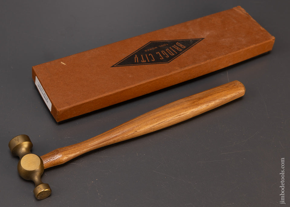 BRIDGE CITY TOOL WORKS JH-1S Brass Hammer Mint in the Box - 110413