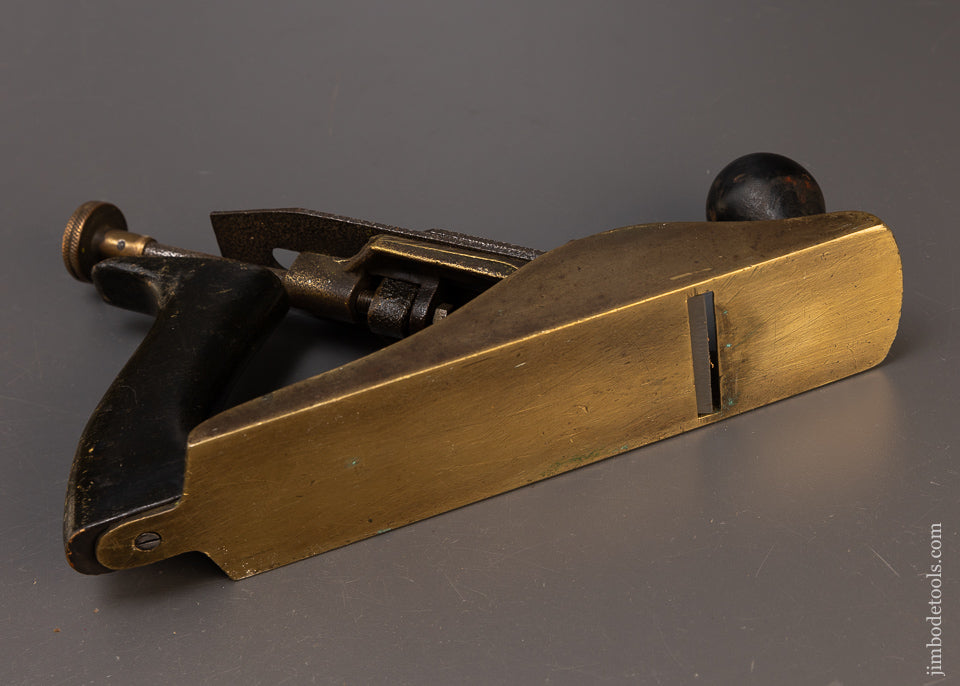 Rare Solid Brass Smooth Plane by GTL - 110417