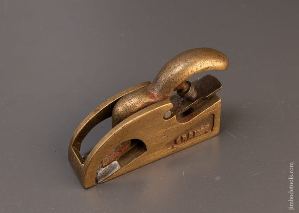 GRANBY Solid Brass Bull Nose Shoulder Plane - 110431