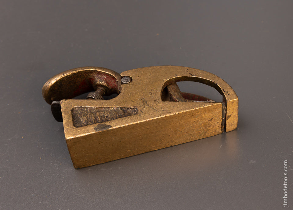 GRANBY Solid Brass Bull Nose Shoulder Plane - 110431