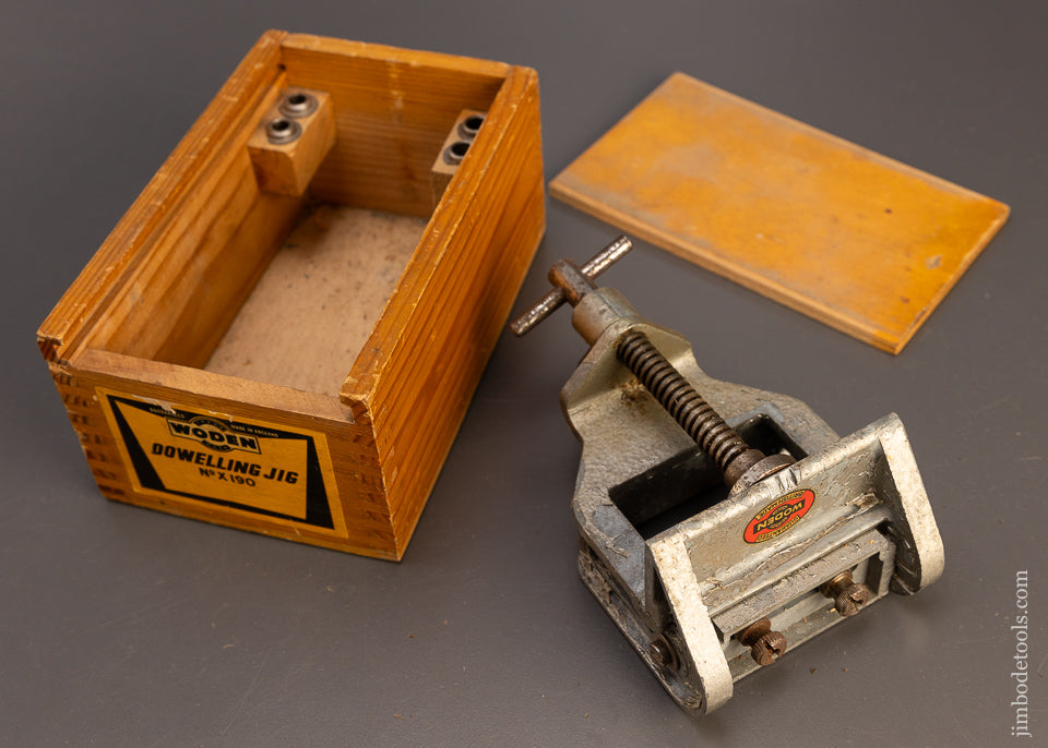 WODEN No. X190 Doweling Jig 100% Complete in Original Box - 110450