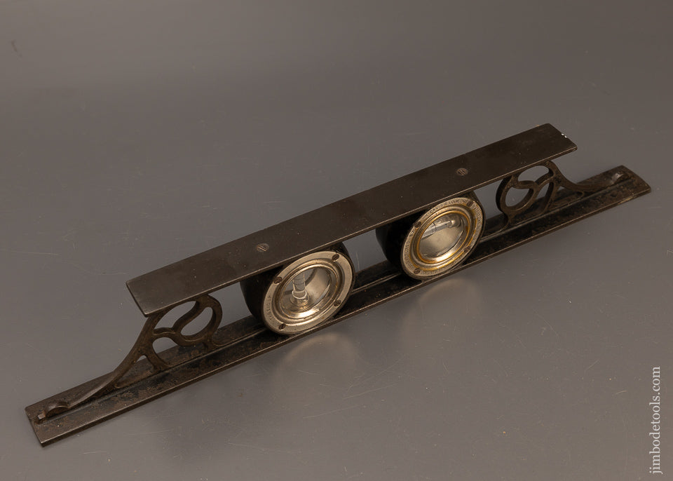 Rare DAVIS & COOK PATENT Pretzel Level - 110477