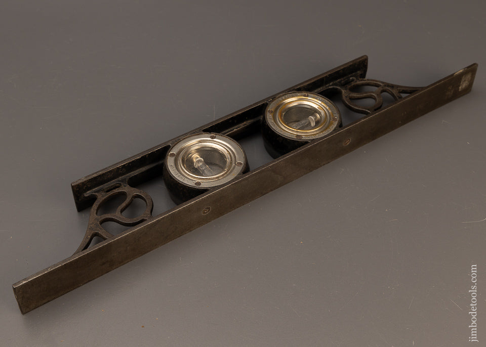 Rare DAVIS & COOK PATENT Pretzel Level - 110477