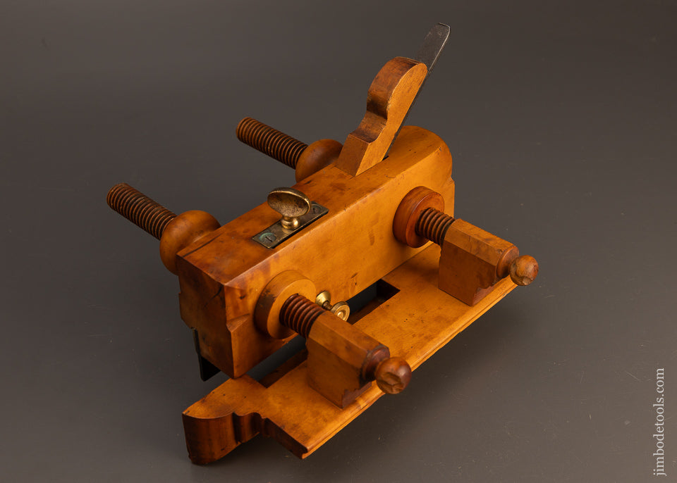 Fine Solid Boxwood Plow Plane by A. HOWLAND & CO. N.Y. - 110479