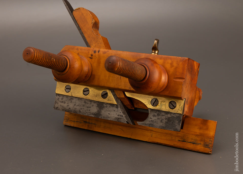 Fine Solid Boxwood Plow Plane by A. HOWLAND & CO. N.Y. - 110479