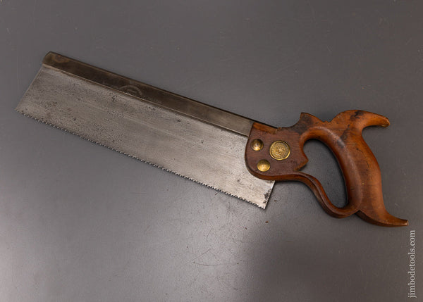 Early DISSTON No. 4 Back Saw - 110499