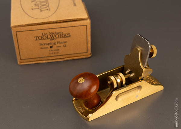 LIE NIELSEN No. 22 Bronze Scraper Plane Mint in Box - 110500