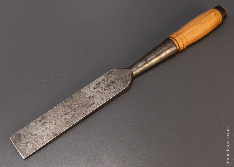 Excellent 1 1/2 Inch Heavy Framing Chisel by NEW HAVEN EDGE TOOL CO. 16 Inches Long - 110519