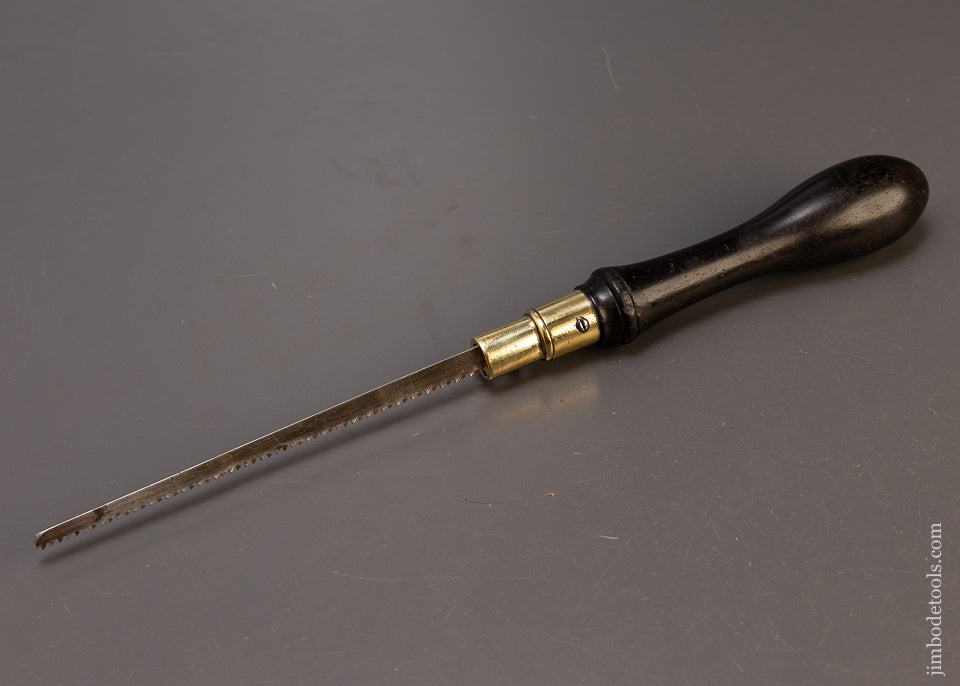 Stunning Ebony & Brass English Pad Saw - 110523