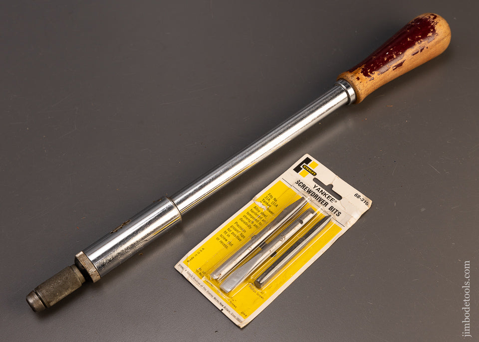 STANLEY YANKEE No. 131A Drill with 3 Bits 110538