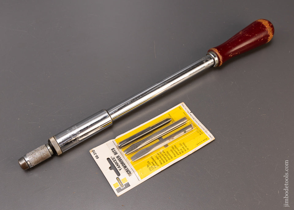 STANLEY No. 131A Automatic Screwdriver with 3 Bits - 110539