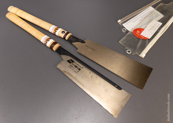 2 Mint Japanese Saws RYOBA GOLD & DOUZUKI GOLD 10 Inch Blades - 110543