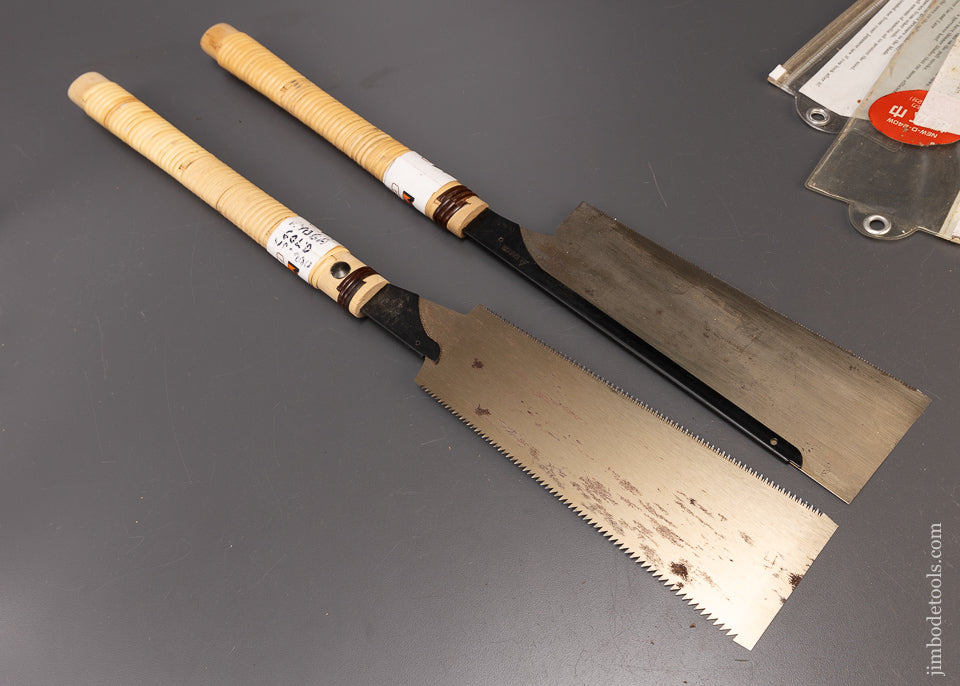 2 Mint Japanese Saws RYOBA GOLD & DOUZUKI GOLD 10 Inch Blades - 110543