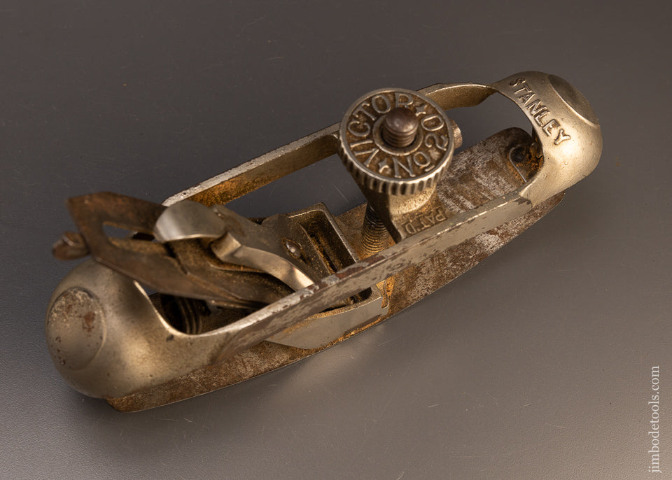 Fine STANLEY VICTOR No. 20 Nickel Plated Circular Plane - 110552